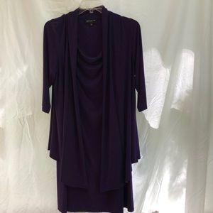 Jones. are York Woman purple jacket dress
